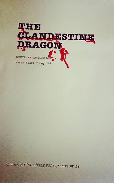 Screenplay Cover Image for The Clandestine Dragon>