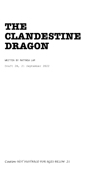 Profile Image for The Clandestine Dragon 🐉